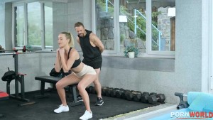 DP Venera Maxima - Fitness Fanatic Enjoys DP Workout After Sucking Her Trainer And Masseuse GP2550.mp4_snapshot_01.45.396